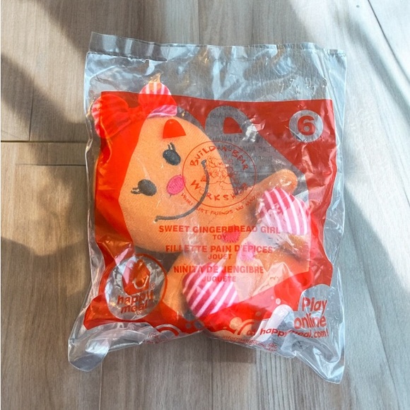 2/$20 NEW IN BAG McDonald's Happy Meal Build A Bear Sweet Gingerbread Girl Toy - Picture 4 of 5